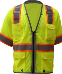 GSS Safety 2701 Premium Class 2 Brilliant Vest - Lime