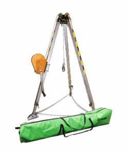 SafeWaze 019-11001  7 ft. Adjustable Tripod Kit with 65 ft. Material Winch and Storage Bag