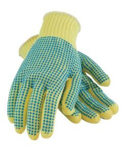 PIP 08-K300PDD Kut-Gard Seamless Knit Kevlar® Glove with Double-Sided PVC Dot Grip - Medium Weight - Box/12 Pairs