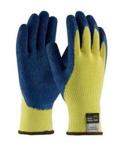 PIP 09-K1310 G-Tek KEV Seamless Knit Kevlar Glove, Latex Coated Crinkle Grip, ANSI Cut Level A3 - Box/12 Pairs