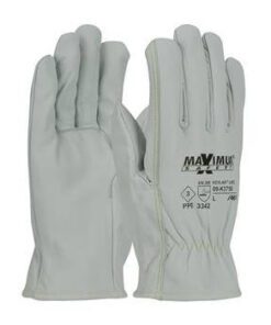 PIP 09-K3750 Maximum Safety AR/FR Top Grain Goatskin Leather Glove with Kevlar Liner - Straight Thumb - Box/12 Pairs