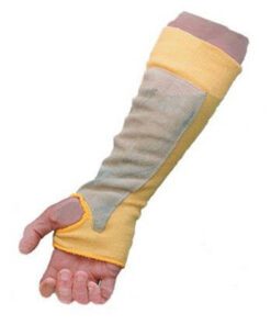 PIP 10-KS14TOLP Kut-Gard Kevlar Sleeves with Thumb Hole, Two Ply, 14" Length, Leather Protective - Box/ 12 Sleeves