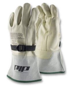 PIP 148-4000 Top Grain Cowhide Leather Protector for Novax Gloves - Gauntlet Cuff, Pair