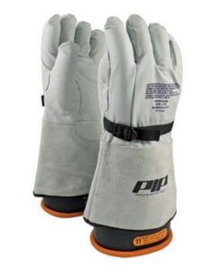 PIP 148-7000 Leather Protectors/Cover Gloves Top Grain Goatskin Leather Protector For Novax Gloves, Pair