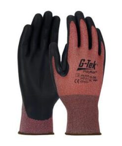 PIP 16-368 G-Tek PolyKor X7 Blended Glove, Seamless Knit, Neofoam Coated Palm & Fingers, Touchscreen Compatible, Cut Level A3, Box/ 12 Pairs