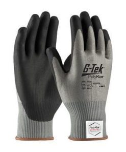 PIP 16-X570 G-Tek PolyKor Xrystal Seamless Knit Blended Glove with Neofoam Grip Palms & Fingers Box/12 Pairs