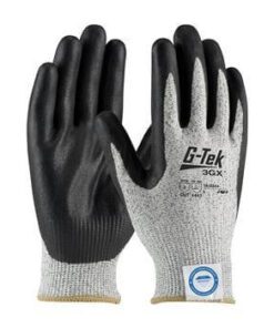 PIP 19-D334 G-Tek 3GX Seamless Knit Dyneema Diamond / Nylon Glove with Nitrile Coated Foam Grip on Palm & Fingers, ANSI Cut Level 3 - Box/12 Pairs