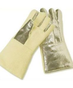 CPA Chicago Protective Apparel 234-AKV-KV Combo 14" Glove, Aluminized Kevlar Blend Back & Kevlar Blend Palm