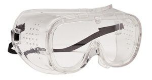 Bouton Optical 248-4400-400 Direct Vent Goggle with Clear Body, Clear Lens and Anti-Scratch / Anti-Fog Coating, Case, 144 prs