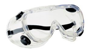 Bouton Optical 248-4401-400 Indirect Vent Goggle with Clear Body, Clear Lens and Anti-Scratch / Anti-Fog Coating, Case, 144 prs