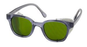 Bouton Optical 249-5907-207 Full Frame Safety Glasses, Smoke Frame, IR Filter Shade 3.0 Lens and Anti-Scratch Coating, Case/ 144 prs