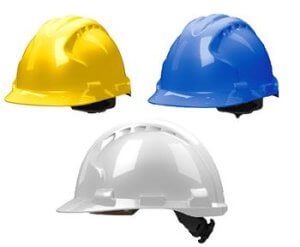 JSP 280-AHS150 MK8 Evolution Type II Hard Hat with HDPE Shell, EPS Impact Liner, 4pt Polyester Suspension and Wheel Ratchet Adjustment, Box/ 8