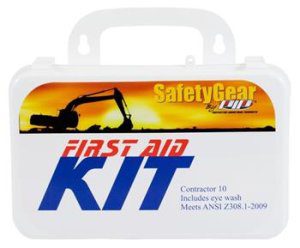 PIP 299-13285 Contractor First Aid Kit, 10-Person, Meets ANSI Z308.1-2009