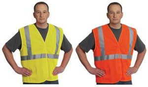 PIP 302-MVG Mesh Economy Safety Vest No Pockets Class 2 Type R Velcro Closure Hi Vis Lime or Orange
