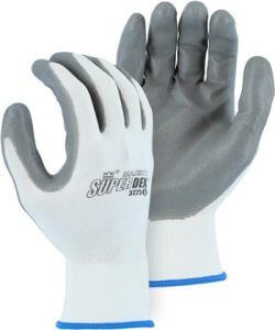 Majestic 3225 HCT Advanced Foamed Nitrile Palm Coated Glove 13-Gauge Seamless Knit Nylon Lined - Box/12 Pairs