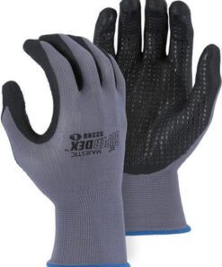 Majestic 3228D SuperDex Micro Foam Nitrile Dotted Palm Gloves , Box/12 Pairs