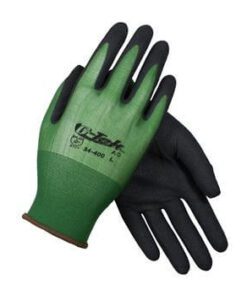 PIP 34-400 G-Tek GP Seamless Knit Nylon Glove with Nitrile Coated MicroSurface Grip on Palm & Fingers - 18 Gauge -  Box/12 Pairs