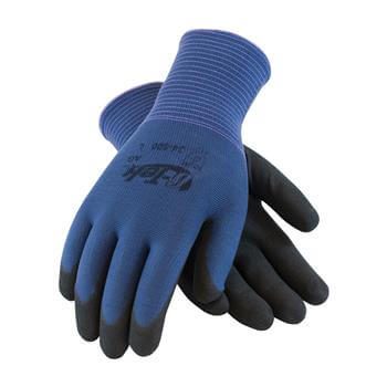 PIP 34-500 G-Tek GP Seamless Knit Nylon Glove with Nitrile Coated MicroSurface Grip on Palm & Fingers - 13 Gauge - Box/12 Pairs