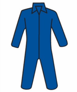West Chester 3575 SBP Navy Disposable Coveralls, Zipper front and collar - Standard Weight - Case/25