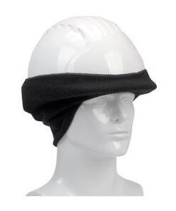 PIP 365-1510FR-BK FR Rib Knit Hard Hat Tube Liner - Ears & Neck