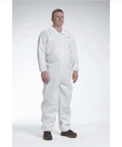 West Chester 3702 POSI-WEAR Ultimate Barrier White Disposable Coveralls (Tyvek Alternative) Elastic Wrists & Ankles - Case/25