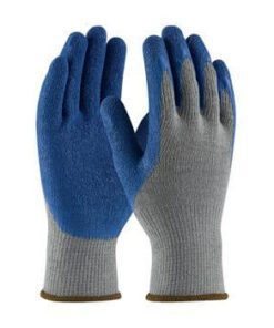 PIP 39-C1305 G-Tek Seamless Knit Cotton / Polyester Glove with Latex Coated Crinkle Grip on Palm & Fingers - Regular Grade - Box/12 Pairs