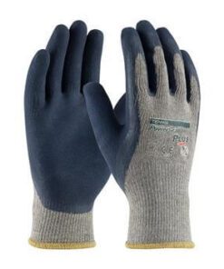 PIP 39-C1600 PowerGrab Plus Seamless Knit Cotton / Polyester Glove with Latex Coated MicroSurface Grip on Palm & Fingers - Box/12 Pairs