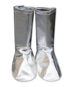 CPA Chicago Protective Apparel 401 Series Aluminized 14 1/2" High Full Vertical Velcro Leggings
