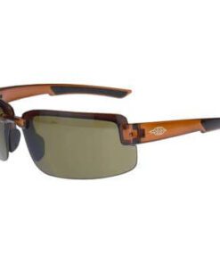 Crossfire ES6 Premium Safety Eyewear, 441107 - HD Brown Lens, Crystal Brown Frame, Box/12