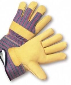 West Chester 5555 Premium Grain Pigskin Gloves, 100 Gram Thinsulate Lined, Leather Palm, Canvas Back, 2 1/2" Rubberized Safety Cuff Gloves Dozen