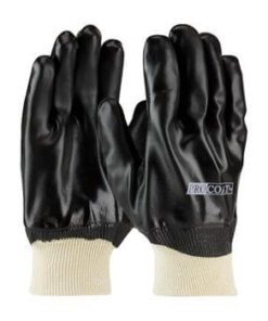 PIP 58-8015 ProCoat PVC Dipped Glove with Interlock Liner and Smooth Finish - Knitwrist - Box/12 Pairs