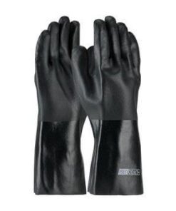 PIP 58-8040DD ProCoat PVC Dipped Glove with Jersey Liner and Rough Acid Finish - 14" - Box/12 Pairs