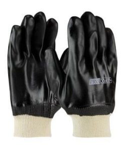 PIP 58-8215DD ProCoat PVC Dipped Glove with Jersey Liner and Sandy Finish - Knitwrist - Box/12 Pairs