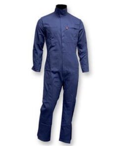 CPA 605-FRC-N Chicago Protective Apparel Arc Rated FR Navy Coverall 2112 and 70E 9 oz 100% FR Cotton