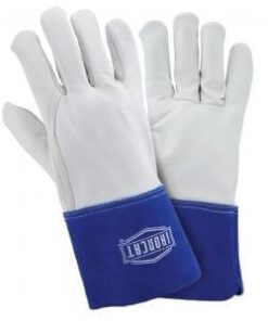 West Chester IronCat 6142 Goatskin Premium Grain Leather TIG Welding Gloves, Kevlar Sewn, 4" Cuff, Box/12 Pairs