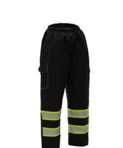 GSS Safety 6713 ONYX Class E Safety Pants with Teflon Coating-Black