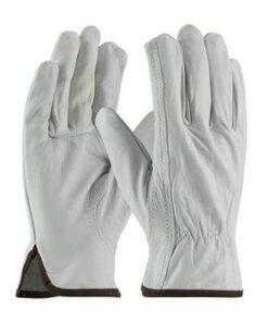 PIP 68-162 Economy Grade Top Grain Cowhide Leather Driver's Glove - Keystone Thumb - Box/12 Pairs