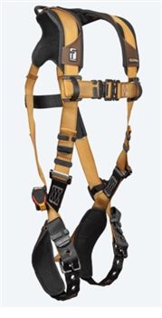 FallTech: 7080B  Advanced ComforTech? Gel 1D Standard Non-belted Full Body Harness, Tongue Buckle Leg Adjustment, Rated 425 lbs