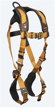 FallTech: 7082B Advanced ComforTech® Gel 1D Standard Non-belted Full Body Harness, Quick Connect Chest & Leg Adjustment Small - Big Boys 3XL, 425 lb Max
