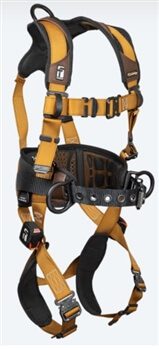 FallTech: 7083B Advanced ComforTech? Gel 3D Construction Belted Full Body Harness, Quick Connect Chest & Leg Grommets X Small - Big Boys 3XL, 425 lb Max