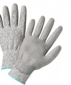 West Chester 720DGU Gray PU Palm Coated Speckle Gray HPPE ANSI Cut Level 2 Gloves - Box/12 Pairs