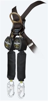 FallTech: 72906TB1 6' Arc Flash Mini Dual Leg Personal SRL with Steel Snap Hooks Includes Steel Dorsal Connecting Carabiner
