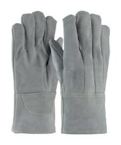 PIP 74-SC7104  Heavy Side Split Cowhide Foundry Glove with Thick Wool Liner and Kevlar Stitching - Leather Gauntlet Cuff  - Box/12 Pairs