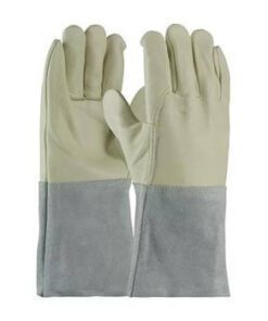 PIP 75-2026 Top Grain Cowhide Leather Mig Tig Welder's  Glove with Kevlar Stitching - Leather Gauntlet Cuff - Box/12 Pairs