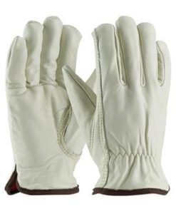 PIP 77-268 Premium Grade Top Grain Cowhide Leather Glove with Red Foam Lining - Keystone Thumb - Box/12 Pairs