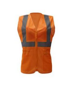 GSS Safety 7804 Class 2 Ladies Safety Vest - Hi Vis Orange