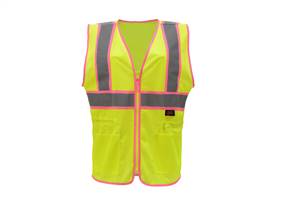 GSS Safety 7805 Class 2 Two Tone Ladies Vest - Lime