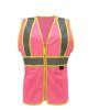 GSS Safety 7806 Pink Two Tone Ladies Vest