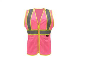GSS Safety 7806 Pink Two Tone Ladies Vest