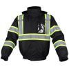 GSS Safety 8011 Enhanced Visibility Quilt-Lined Bomber Jacket - Black